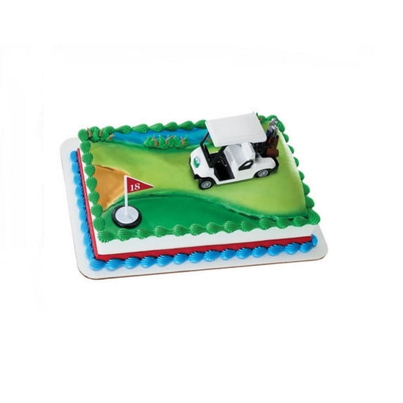 Heading for the Green Cake Topper, by A Birthday Place