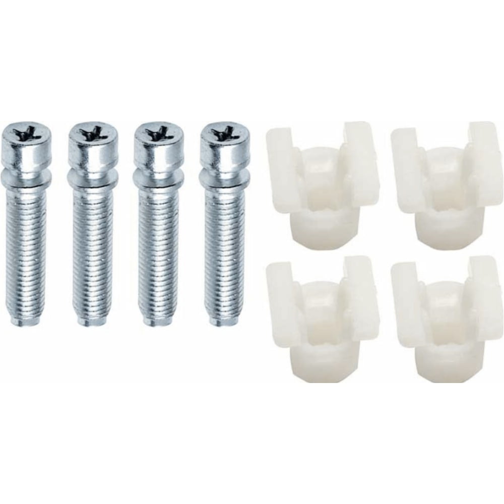 8 VINTAGE HEADLAMP ADJUSTER SCREWS & NUTS! AMC GREMLIN AMX JAVELIN REBEL 2843Z - Foto 6