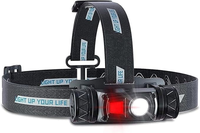 Headlamp Flashlight, USB Rechargeable Led Head Lamp,Waterproof Headlight with 10 Modes and Adjustable Headband, Perfect for Camping, Hiking, Hunting