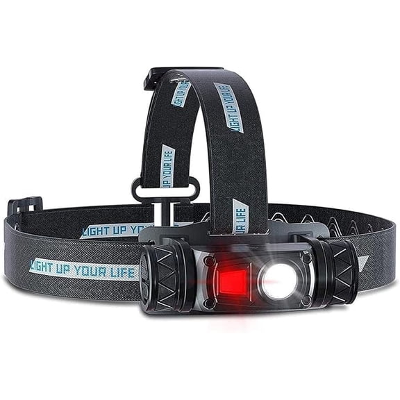 Headlamp Flashlight, USB Rechargeable Led Head Lamp,Waterproof Headlight with 10 Modes and Adjustable Headband, Perfect for Camping, Hiking, Hunting