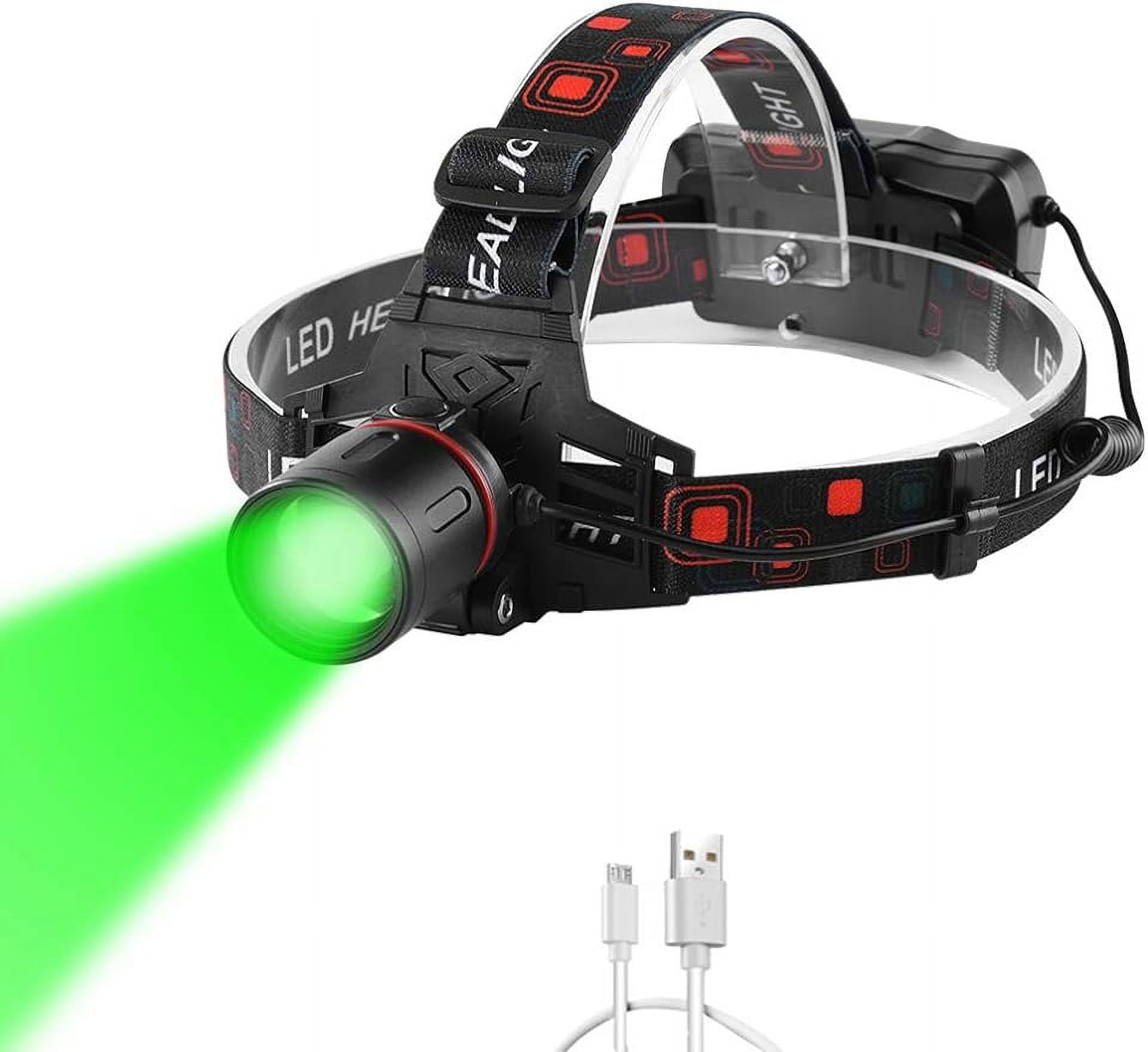 Headlamp Green Light for Hunting Coon Coyotes Hog Predator, PROFORUS