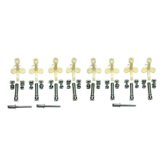 Headlamp Headlight Adjuster Adjusting Bucket Bracket - Complete Restoration Kit