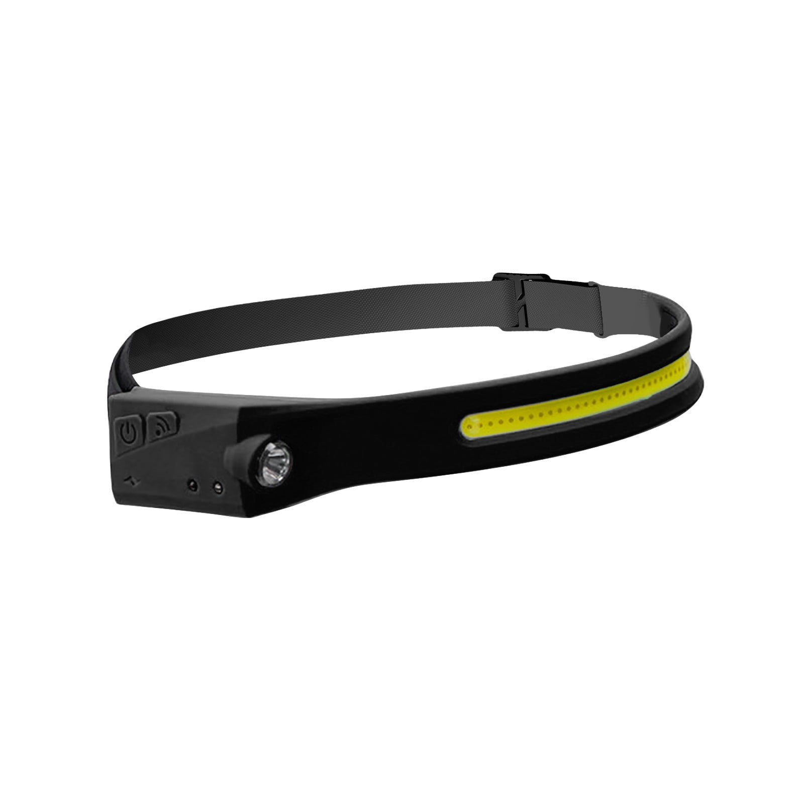 Headlamp LED Rechargeable Jogging Head Torch, USB COB Running Lightweight Torch With Soft Dive