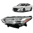 thumbnail image 1 of Headlamps Compatible with Nissan Sentra SR 2020 2021 2022 LED Headlight Assembly with Bulbs Left & RighSide Pair/SET PartsLink # NI2502277, NI2503277 OEM # 26060-6LB5A, 26010-6LB5A, 1 of 11