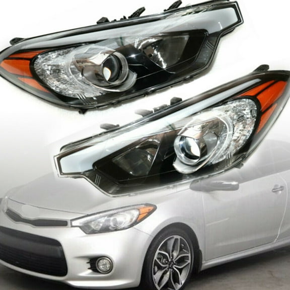 Headlamps Halogen Headlights For KIA Forte Forte 2014 2015 2016 1 Pair Halogen Headlight Set Right+Left Headlamps for Kia Forte Forte5 2014-2016 Left + Right KIA Forte Forte5 Halogen Headlights