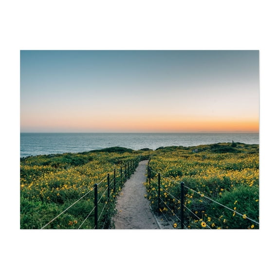 Headlands Path 02 - Dana Point California Photography Unframed Wall Art Print 12 x 18 inches