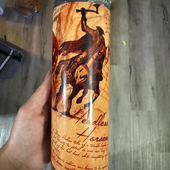 Headless Horseman Custom Personalized 20 oz Tumbler - 2 Options