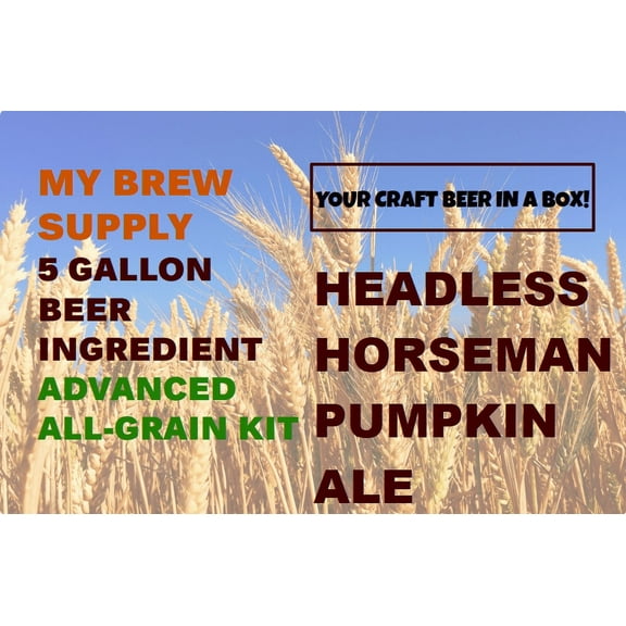 Headless Horseman Pumpkin Ale MBS 5 gal Advanced All Grain Beer Ingredient Kit