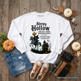 thumbnail image 1 of Headless Horseman Sleepy Hollow Halloween Light Sweatshirt, Dead and Breakfast Retro Sweater, 1 of 9