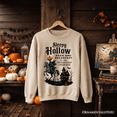 thumbnail image 1 of Headless Horseman Sleepy Hollow Halloween Light Sweatshirt, Dead and Breakfast Retro Sweater, 1 of 9