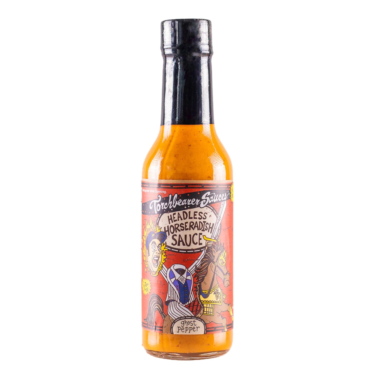 Headless Horseradish by Torchbearer Sauces, Fiery Heat Hot Sauce With