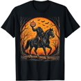 Headless Knight Pumpkin Horse Rider Halloween Shirt - Walmart.com