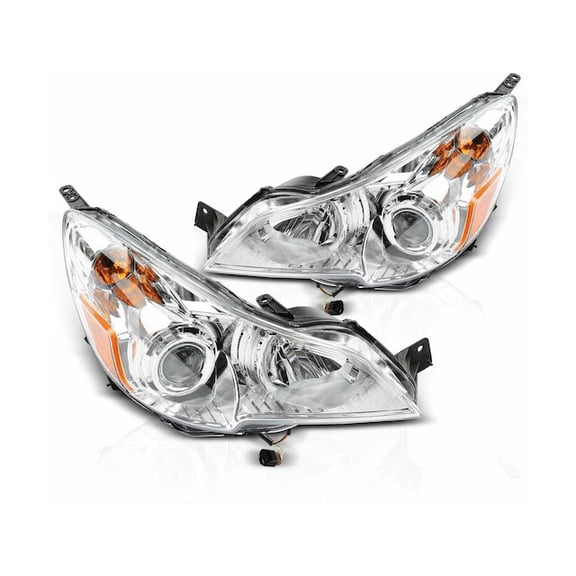 Headlight Assembly 2 - Compatible with 2010 - 2014 Subaru Legacy 2011 2012 2013