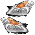 thumbnail image 2 of Smoke Headlights Assembly For 2007-2009 Nissan Altima Sedan – Chrome Housing, DOT/SAE 2 of 6
