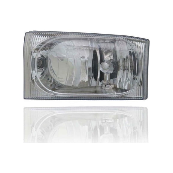 Headlight Assembly - Compatible/Replacement for '02-05 Ford F-250/350/450/550-XL/XLT/Lariat, 01-04 Excursion - Composite Clear Lens - Left Hand - Driver - 2C3Z13008AB CAPA Fits select: 2002 FORD F350
