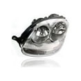thumbnail image 1 of Headlight Assembly - Compatible/Replacement for '05-10 VW Volkswagen Jetta Sedan, 06-09 GTI/Rabbit, 09-09 Jetta Wagon - Halogen Chrome Interior - Left Hand - Driver - 1K6941005S CAPA, 1 of 2