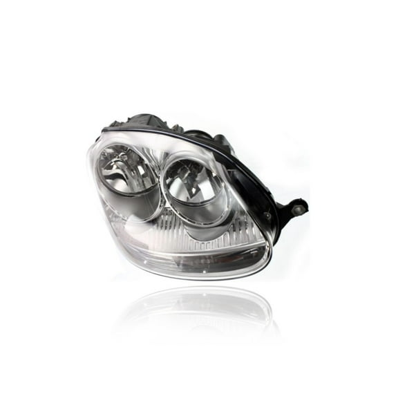 Headlight Assembly - Compatible/Replacement for '05-10 VW Volkswagen Jetta Sedan, 06-09 GTI/Rabbit, 09-09 Jetta Wagon - Halogen Chrome Interior - Right Hand - Passenger - 1K6941006S CAPA