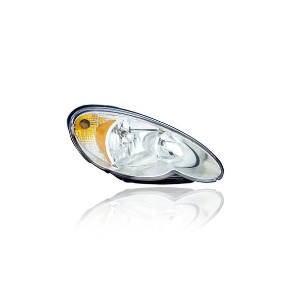 Headlight Assembly - Compatible/Replacement for '06-10 Chrysler PT-Cruiser - Halogen Quad With Chrome Bezel - Right Hand - Passenger - 5116042AF Fits select: 2006-2008 CHRYSLER PT CRUISER TOURING