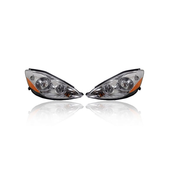 Headlight Assembly - Compatible/Replacement for '06-10 Toyota Sienna Limited - Xenon/HID - Pair, Left Driver + Right Passenger Set - 81110AE040, 81150AE040
