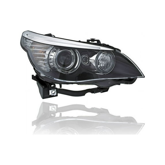 Headlight Assembly - Compatible/Replacement for '08-10 BMW 5-Series Sedan/Wagon - Xenon With Adaptive, Without Ballast - Right Hand - Passenger - 63127045696 Fits select: 2008-2010 BMW 528