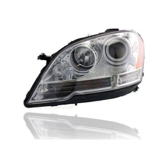 Headlight Assembly - Compatible/Replacement for '08-11 Mercedes-Benz M-Class - Halogen - Left Hand - Driver - 1648202359 Fits select: 2008-2011 MERCEDES-BENZ ML