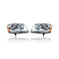thumbnail image 1 of Headlight Assembly - Compatible/Replacement for '08-14 Dodge Avenger SE/SXT - Pair, Left Driver + Right Passenger Set - 5116342AD, 5116343AD CAPA Fits select: 2009 DODGE AVENGER SXT/R/T, 1 of 4