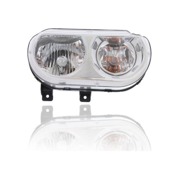 Headlight Assembly - Compatible/Replacement for '08-14 Dodge Challenger SE/SXT/Rally/RT-Only - Halogen - Right Hand - Passenger - 5028776AA CAPA Fits select: 2009-2010 DODGE CHALLENGER R/T