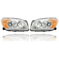 thumbnail image 1 of Headlight Assembly - Compatible/Replacement for '09-12 Toyota RAV4 Sport (North America Built) - Halogen, Black Interior Bezel - Pair, Left Driver + Right Passenger Set - 811100R020, 811500R020, 1 of 4