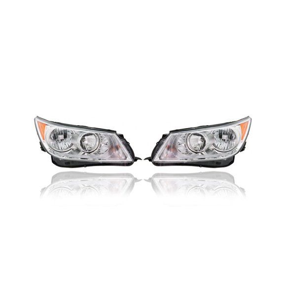 Headlight Assembly - Compatible/Replacement for '10-13 Buick Lacrosse/Allure/E-Assist - Halogen - Pair, Left Driver + Right Passenger Set - 20941382, 20941383 Fits select: 2010 BUICK ALLURE/LACROSSE