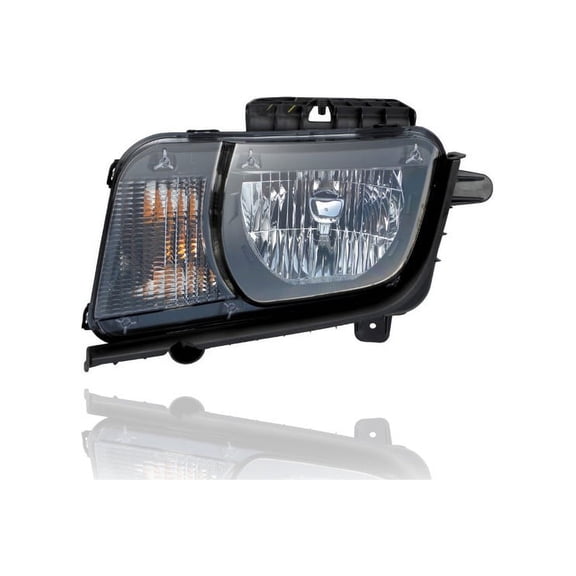 Headlight Assembly - Compatible/Replacement for '10-13 Chevrolet Camaro Coupe/Convertible-LS/1LT/2LT/1SS/2SS-Only - Halogen - Left Hand - Driver - 22959917