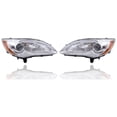 thumbnail image 1 of Headlight Assembly - Compatible/Replacement for '11-14 Chrysler 200 Sedan/Convertible LX/Touring/Limited - Halogen, Chrome Interior Bezel - Pair, Set - 5182590AC, 5182591AC - CAPA, 1 of 4