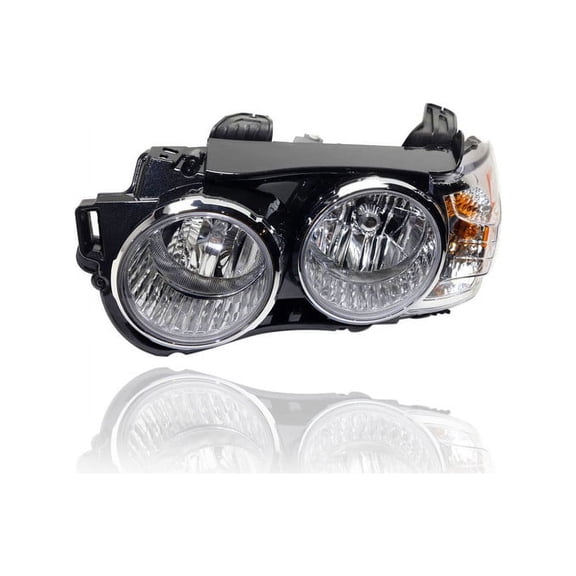 Headlight Assembly - Compatible/Replacement for '12-16 Chevrolet Sonic Sedan/Hatchback LS/LT/LTZ/RS - With Black Interior & Bezel - Left Hand - Driver - 42390433