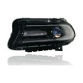 thumbnail image 1 of Headlight Assembly - Compatible/Replacement for '15-15 Dodge Charger (Exclude SRT-Trim) - Halogen With LED Daytime Running Light - Left Hand - Driver - 68214397AD, 1 of 2