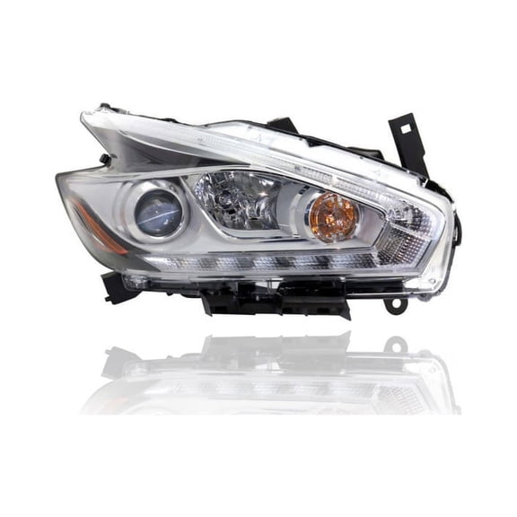 Headlight Assembly - Compatible/Replacement for '15-16 Nissan Murano S/SV/SL-Only - Halogen - Right Hand - Passenger - 260105AA9A Fits select: 2015-2016 NISSAN MURANO S/SL/SV/PLATINUM