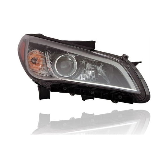 Headlight Assembly - Compatible/Replacement for '15-17 Hyundai Sonata SE/Eco/Sport/Limited - Halogen Without LED Daytime Running Lamp - Right Hand - Passenger - 92102C2000 - CAPA