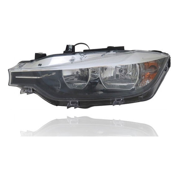 Headlight Assembly - Compatible/Replacement for '16-18 BMW 3-Series/Hybrid/320i/328d/330i/340i Sedan/Wagon - Halogen - Left Hand - Driver - 63117365599 CAPA Fits select: 2016-2018 BMW M3