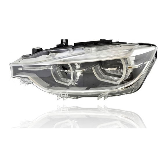 Headlight Assembly - Compatible/Replacement for '16-18 BMW 3-Series/Hybrid 328d/330i/340i Sedan/Wagon - LED With Adaptive Light System - Left Hand - Driver - 63117419621 Fits select: 2016-2018 BMW M3