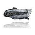 thumbnail image 1 of Headlight Assembly - Compatible/Replacement for '16-18 Honda Civic Sedan/Coupe, 17-19 Hatchback, 17-21 Si/Type-R Touring/Sport Touring - LED - Left Hand - Driver - 33150TBAA11, 1 of 2