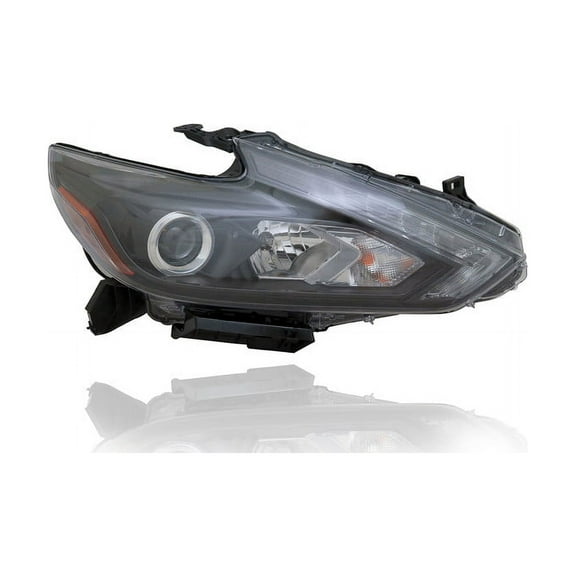Headlight Assembly - Compatible/Replacement for '16-18 Nissan Altima Sedan SL/SR 2.5/3.5L - LED Daytime Running Light With Smoked Bezel - Right Hand - Passenger - 260109HS3B