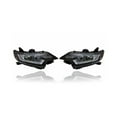 thumbnail image 1 of Headlight Assembly - Compatible/Replacement for '16-20 Mitsubishi Outlander, 18-19 Outlander-PHEV - Halogen - Pair, Left Driver + Right Passenger Set - 8301D246, 8301D245, 1 of 4
