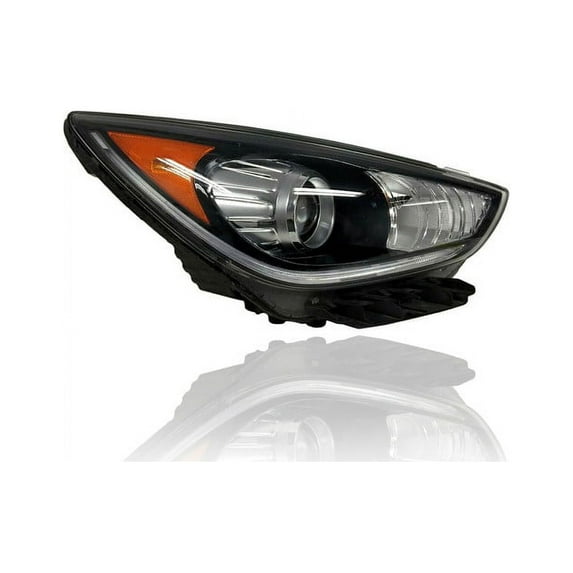Headlight Assembly - Compatible/Replacement for '17-19 Kia Niro - Halogen With LED Positioning Parking Lamp - Right Hand - Passenger - 92102G5040 - CAPA