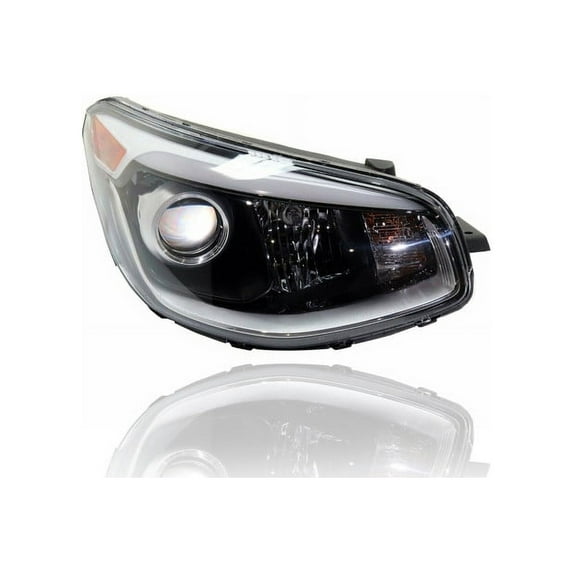 Headlight Assembly - Compatible/Replacement for '17-19 Kia Soul Plus - LED, Projector Type - Right Hand - Passenger - 92102B2750 Fits select: 2017-2019 KIA SOUL +