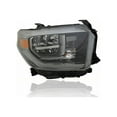 thumbnail image 1 of Headlight Assembly - Compatible/Replacement for '18-18 Toyota Tundra TRD Sport/Offroad - LED, Smoked Dark Chrome Interior - Right Hand - Passenger - 811100C210, 1 of 2