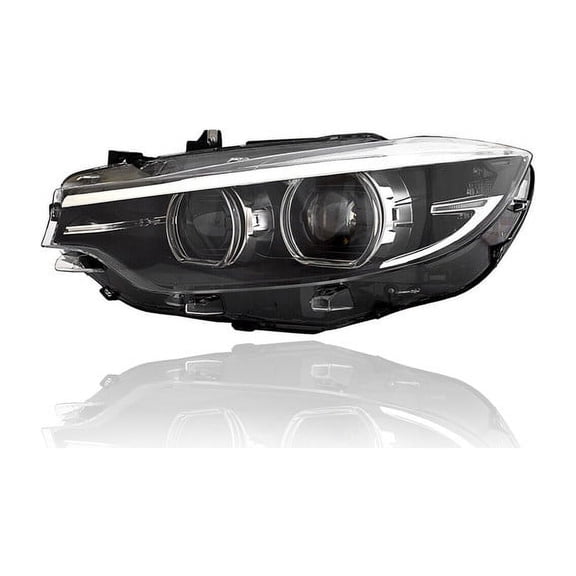 Headlight Assembly - Compatible/Replacement for '18-20 BMW 430i/440i Convertible/Coupe/Gran/M4 - LED Without Adaptive/Logo - Left Hand - Driver - 63117478155