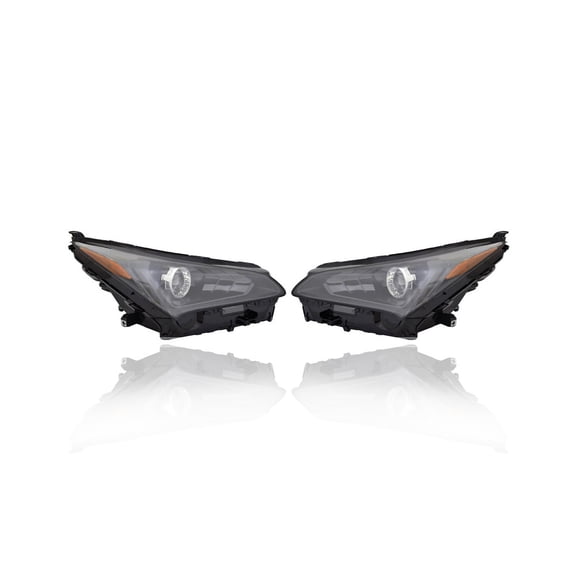 Headlight Assembly - Compatible/Replacement for '18-21 Lexus NX200t/300/300h F-Sport - LED, Single Beam - Pair, Left Driver + Right Passenger Set - 8114578200, 8118578200 - CAPA
