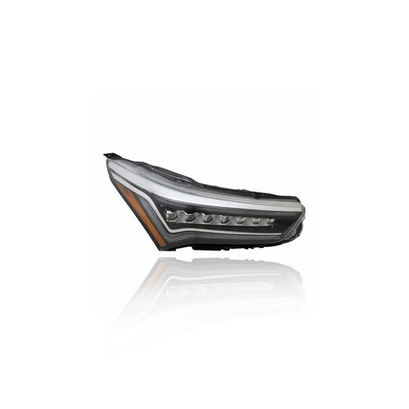 Headlight Assembly - Compatible/Replacement for '19-22 Acura RDX Base/SH-AWD - LED, Black Interior - Right Hand - Passenger - 33100TJBA01 Fits select: 2019 ACURA RDX ADVANCE