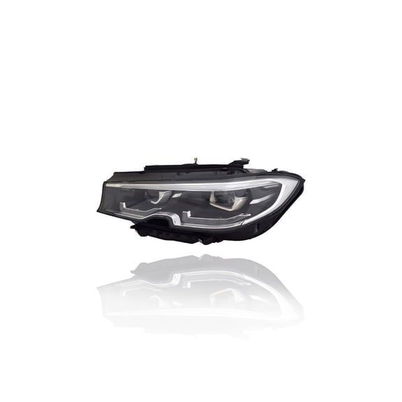 Headlight Assembly - Compatible/Replacement for '19-22 BMW 3-Series Sedan 330i/m340i/xDrive - LED With Adaptive Light, Without Shadow Line - Left Hand - Driver - 63118496159