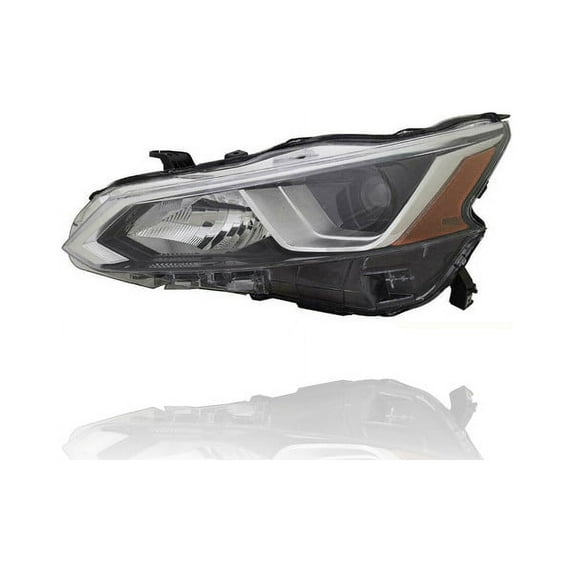 Headlight Assembly - Compatible/Replacement for '19-22 Nissan Altima S-Model Only - Halogen Without Auto-Leveling - Left Hand - Driver - 260606CA0A - CAPA