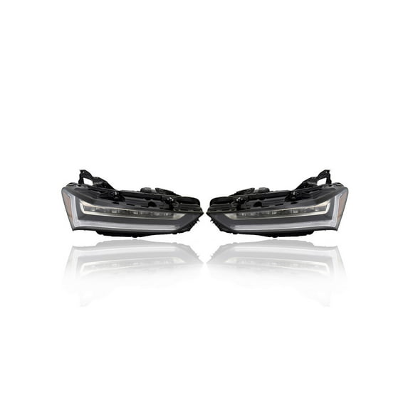 Headlight Assembly - Compatible/Replacement for '21-22 Acura TLX Advance/Base Tech-Package - Without Logo - Pair, Left Driver + Right Passenger Set - 33100TGVA03, 33150TGVA03