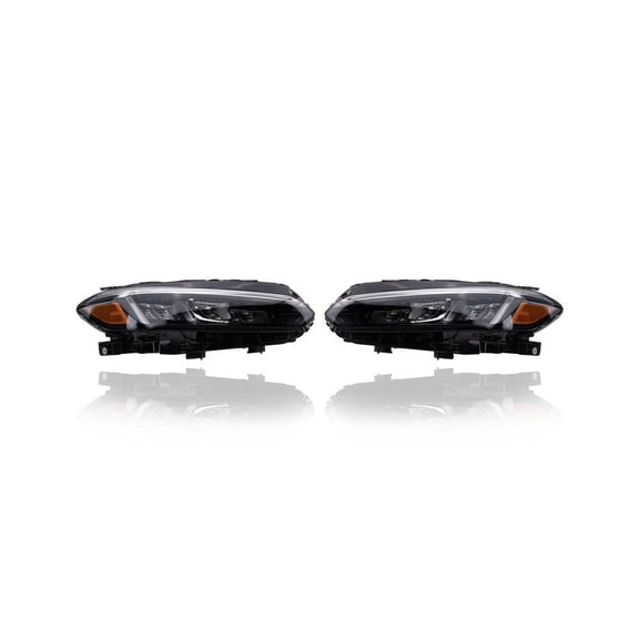 Headlight Assembly - Compatible/Replacement for '22-23 Honda Civic Sedan LX/EX - LED - Pair, Left Driver + Right Passenger Set - 33100T20A52, 33150T20A52 CAPA